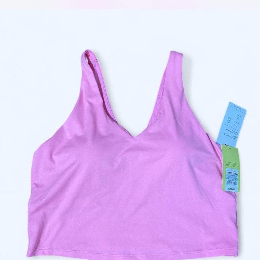 all in motion Light Pink V-Neck crop top
